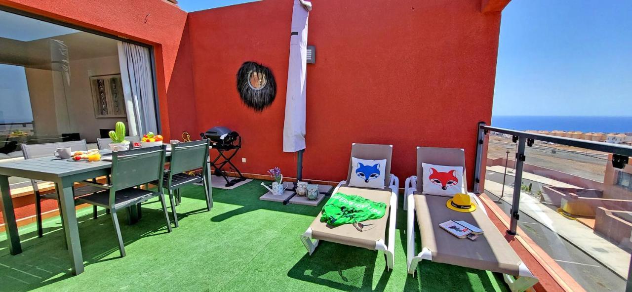 Ferienhaus Casa Caleta - Caleta Fuste - Meerblick - Pool - Glasfaserinternet Калета-де-Фусте Екстер'єр фото